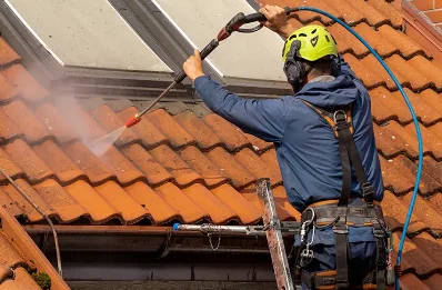 Démoussage et hydrofuge de toiture à Soubise